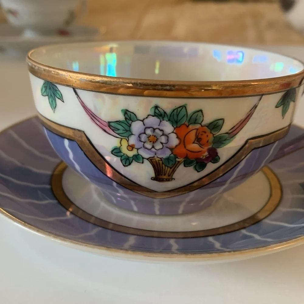 Vintage NORITAKE Floral Cup/Saucer